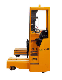 Carrello elevatore laterale elettrico - LAT 30 - OMG S.p.A. - per movimentazione / compatto / multidirezionale