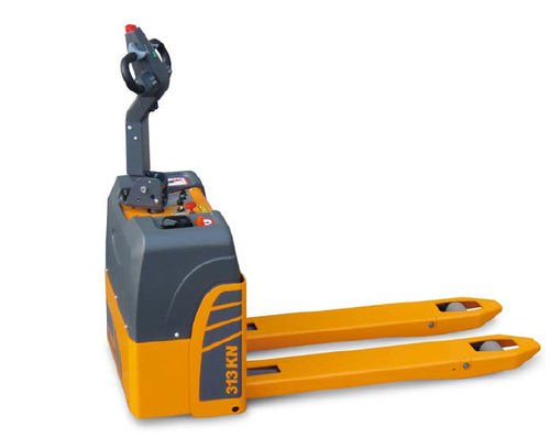Transpallet elettrico - 313 KN ac - OMG S.p.A. - a timone con guida da terra / stretto / multifunzione