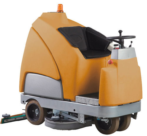 Lavasciuga pavimenti uomo a bordo - AQUOS 3000 - OMG S.p.A. - a batteria / compatta