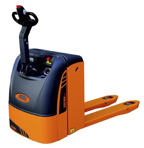 Transpallet elettrico - 320 KN ac - OMG S.p.A. - a timone con guida da terra / multifunzione / di carico