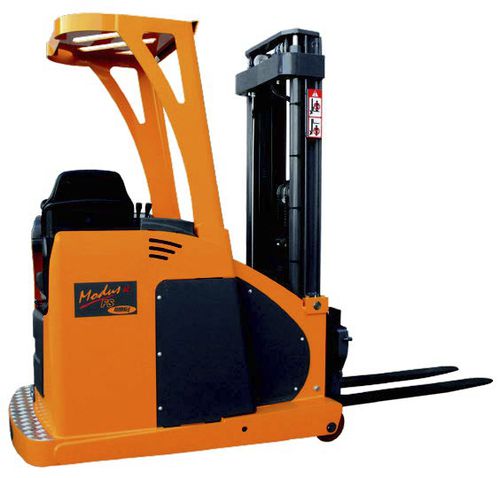 Accatastatore elettrico - MODUS FS ac - OMG S.p.A. - con conducente seduto / per applicazioni industriali / per pallet