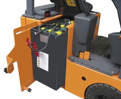 Carrello elevatore elettrico - ERGOS III 10 TA3 ac - OMG S.p.A. - con conducente seduto / per movimentazione / a 3 ruote