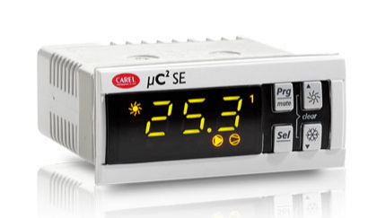 Controllore di temperatura digitale - µC2 SE - CAREL - programmabile / di raffreddamento