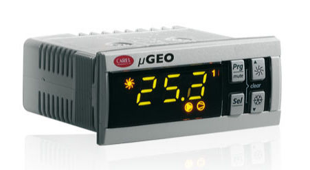 Controllore di temperatura digitale - µGEO - CAREL - programmabile / di raffreddamento