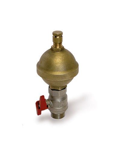 Valvola di scarico ad aria - k02a-180-180F - ACMO S.p.A. - per acqua / in ottone / con flangia