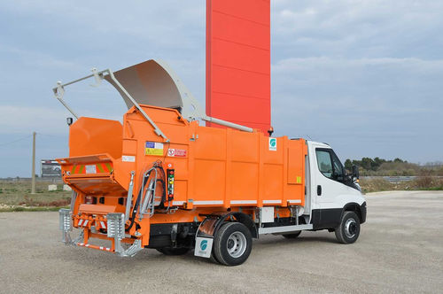 Compattatore per rifiuti misto - K2 S - COS.ECO INDUSTRIE GROUP SRL - mobile / idraulico / con caricamento laterale