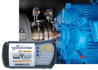 Sistema di allineamento a sicurezza intrinseca - ATEX, IECEx | ROTALIGN smart EX - PRÜFTECHNIK Alignment Systems GmbH