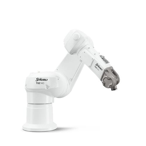Robot articolato - TX2-140 Stericlean - Stäubli Robotics - 6 assi / a pavimento / per montaggio a soffitto
