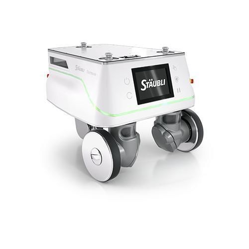 Robot mobile autonomo (AMR) da trasporto - Sterimove - Stäubli Robotics - per l'industria farmaceutica / per camera bianca / con alimentazione a batteria
