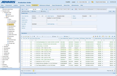 Software MES - MES - ADVARIS Informationssysteme GmbH - per la gestione utensile / di gestione dei magazzini WMS / di gestione degli ordini