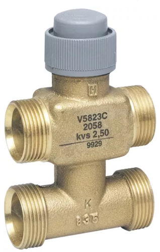 Valvola a sfera - V5823C series - Honeywell Environmental & Combustion Controls EMEA - elettrica / di miscelazione / di regolazione della temperatura