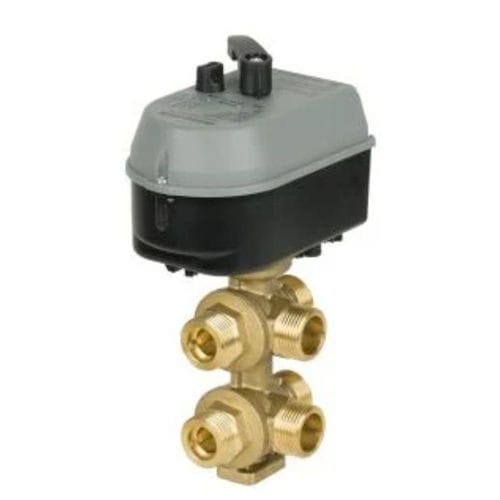 Valvola a sfera - VBG6 series  - Honeywell Environmental & Combustion Controls EMEA - con attuatore elettrico / di regolazione / a regolazione di portata