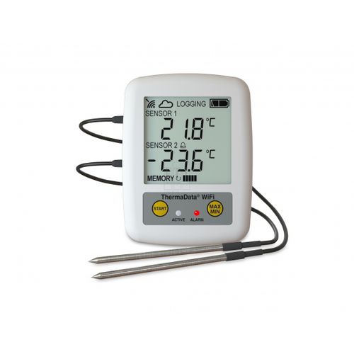Registratore di dati di temperatura - ThermaData TD2F - Electronic Temperature Instruments Ltd - WiFi / con display LCD / per controllo