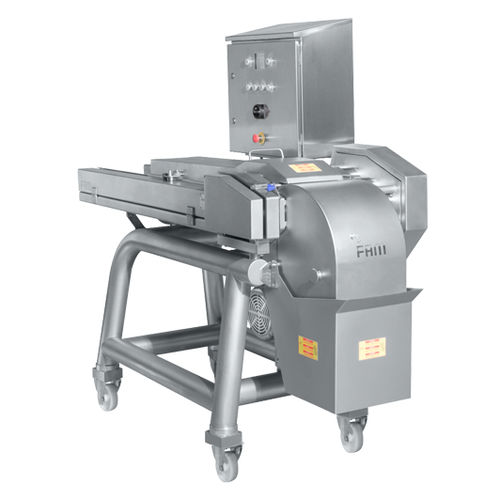 Cubettatrice per carne - Yuran Hytec 240 - FAM nv - per pesce / per frutta e verdura / in acciaio inossidabile