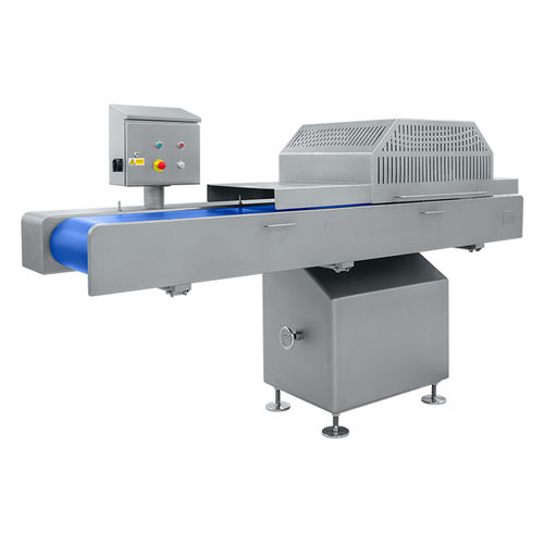 Cubettatrice per carne - GD 500 - FAM nv - per pesce / in acciaio inossidabile / con nastro di alimentazione