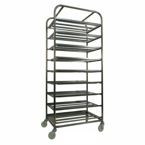 Carrello in acciaio inossidabile - RM9SS - Fletcher European Containers Ltd - per movimentazione / a ripiani / ad uso industriale