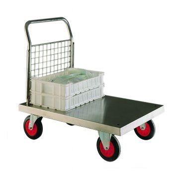 Carrello a piattaforma - SP600 - Fletcher European Containers Ltd - da trasporto / in acciaio inossidabile / porta pannelli