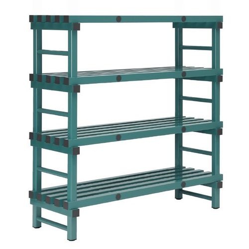 Scaffalatura per magazzino di stoccaggio - 4SHELFSINGLE - Fletcher European Containers Ltd - con ripiani / in plastica