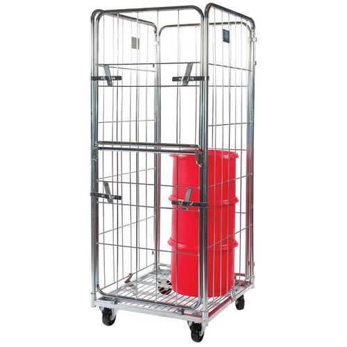 Roll-container in metallo - DRCS4 - Fletcher European Containers Ltd - 4 pannelli