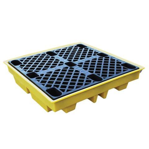 Vasca di ritenzione 4 fusti - BP4L - Fletcher European Containers Ltd - in polietilene