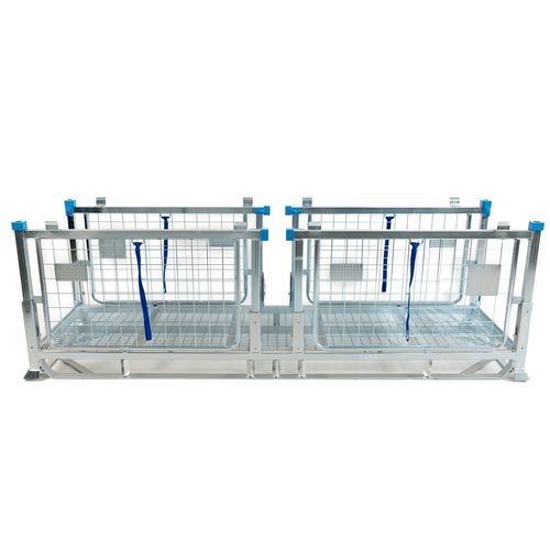 Cassa-pallet pieghevole - SmartCube® Jumbo - K. Hartwall Ltd - in filo metallico / da trasporto / di protezione