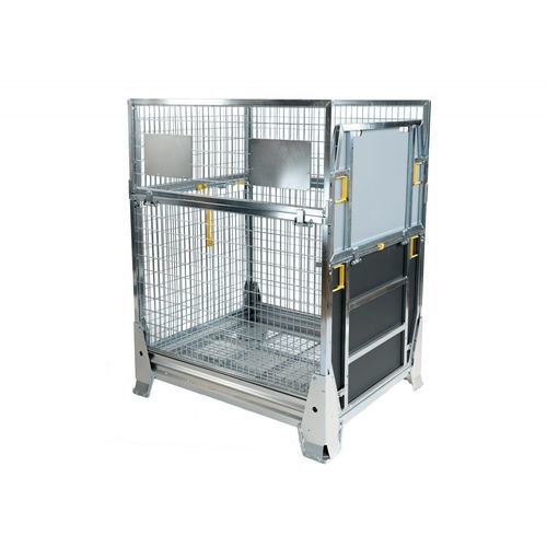 Cassa-pallet pieghevole - K. Hartwall Ltd - in filo metallico / di stoccaggio / per movimentazione