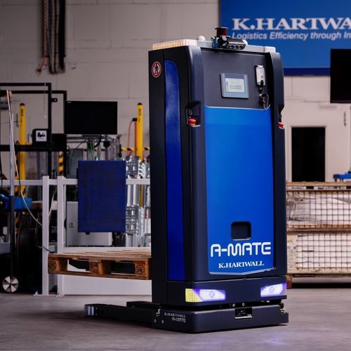 Veicolo a guida automatica per movimentazione - A-MATE® - K. Hartwall Ltd - da trasporto / elettrico / omnidirezionale
