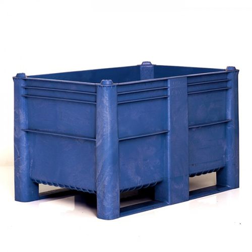 Cassa-pallet in HDPE - D1208A - Mailbox: Stamford Products Ltd - per l'industria alimentare / con coperchio
