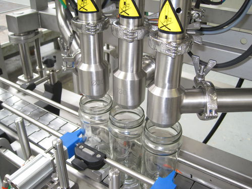 Linea di riempimento automatica - Riggs Auto Pack Ltd - per vasetti / per alimenti / per liquidi