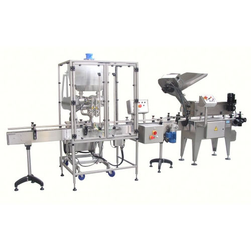 Riempitrice chiuditrice in linea - Riggs Auto Pack Ltd - per liquidi / per derrate alimentari / per frutta