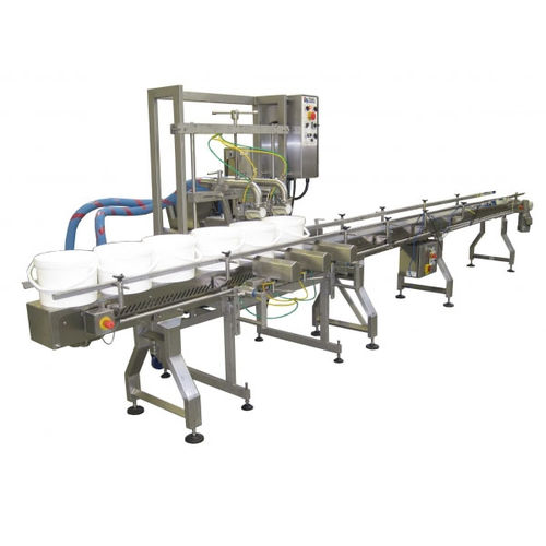Linea di riempimento automatica - Riggs Auto Pack Ltd - per secchi / per alimenti / per liquidi