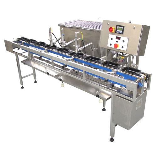 Linea di riempimento automatica - Riggs Auto Pack Ltd - per vaschette / per alimenti / per liquidi
