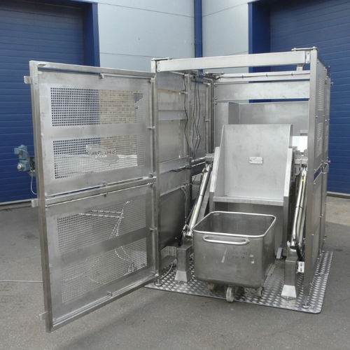 Ribaltatore elettrico e idraulico - Sharp Systems Ltd - in metallo / fisso / per l'industria agroalimentare
