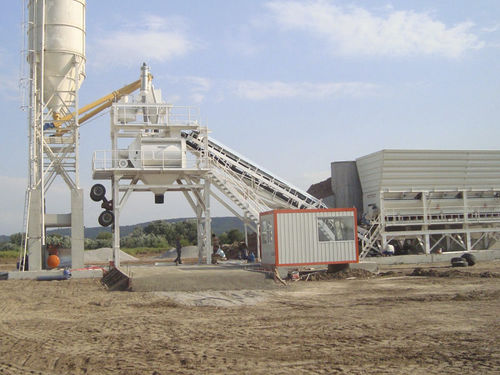 Centrale di betonaggio mobile - MobilmiX 120 - GOKER Contruction Machines