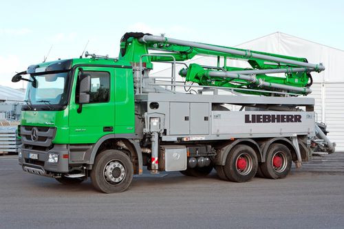 Pompa autocarrata per calcestruzzo per cantiere - 24 M4 XH - GOKER Contruction Machines