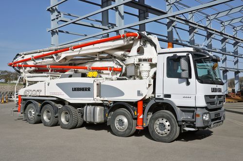 Pompa autocarrata per calcestruzzo a pistone - 47 M5 XXT - GOKER Contruction Machines
