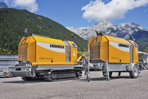Pompa per calcestruzzo fissa - KTP series - GOKER Contruction Machines - per cantiere / elettrica