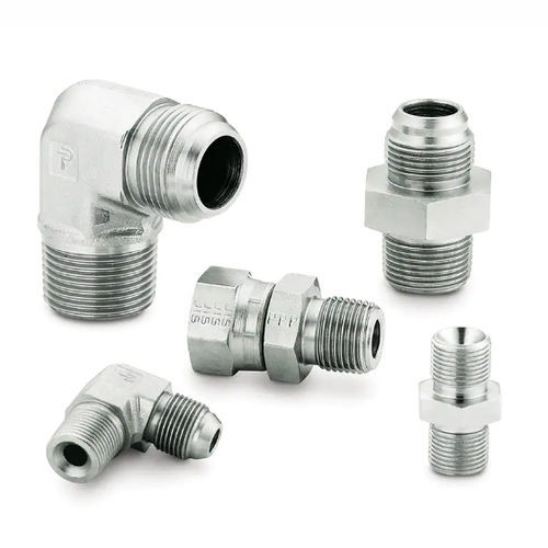 Adattatore idraulico per tubi - 12C3P4S - Parker Stratoflex - filettato / di acciaio / dritto