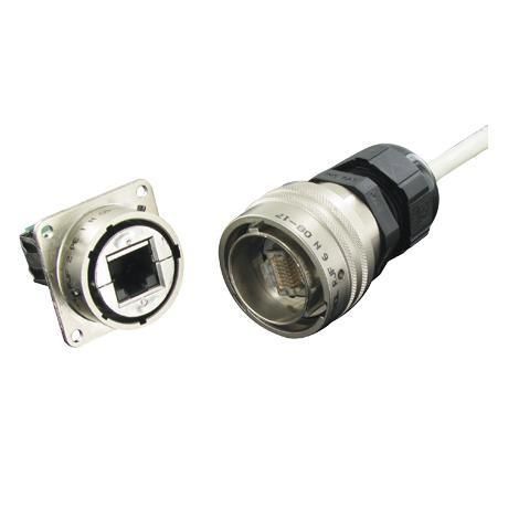 Connettore di dati - RJF - AMPHENOL SOCAPEX - RJ45 / a baionetta / metallizzato
