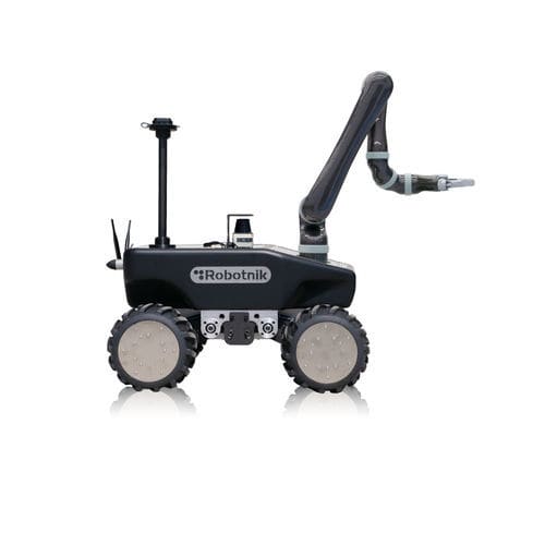 Robot mobile autonomo (AMR) per movimentazione - RB-SUMMIT+ - Robotnik - per R&S / per laboratorio / collaborativo