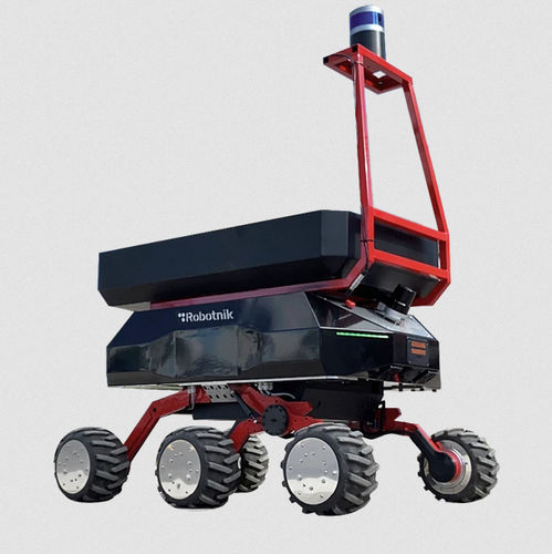 Robot mobile autonomo (AMR) da trasporto - RB-VOGUI 6  - Robotnik - per R&S / per il settore agricolo / omnidirezionale
