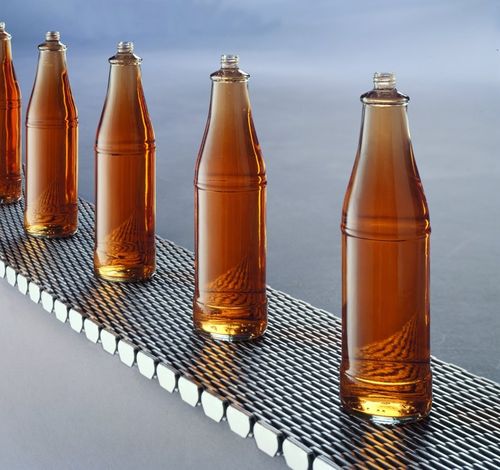 Catena di trasporto in acciaio inossidabile - Ramsey Products - ad albero cavo / ad anello / per l'industria del vetro