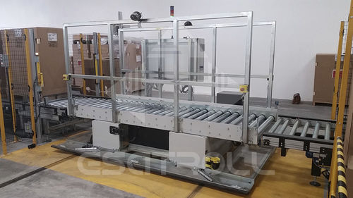 Veicolo a guida su binari per movimentazione - TRASLOPAL MAXI - Esatroll s.a - elettrico / bidirezionale / a rulli motorizzati