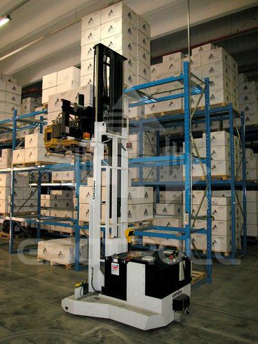 Veicolo a guida automatica di carico - ESALAT 400 - Esatroll s.a - di scarico / commissionatore / per magazzino