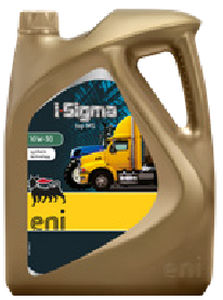 Olio di lubrificazione - i-Sigma top MS - Agip - sintetico / per motore diesel / per l'industria automobilistica