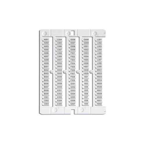 Etichetta di identificazione - NU series - Cabur - in ABS / in PC / per morsettiera motore