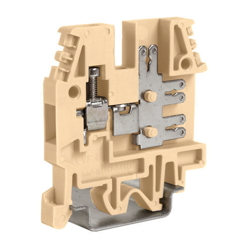 Morsetto componibile su guida DIN - CVF - Cabur - con connessione a vite / passante / in materia plastica
