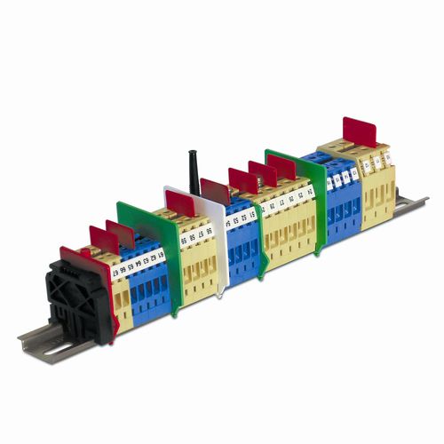 Morsetto componibile su guida DIN - CBD - Cabur - passante