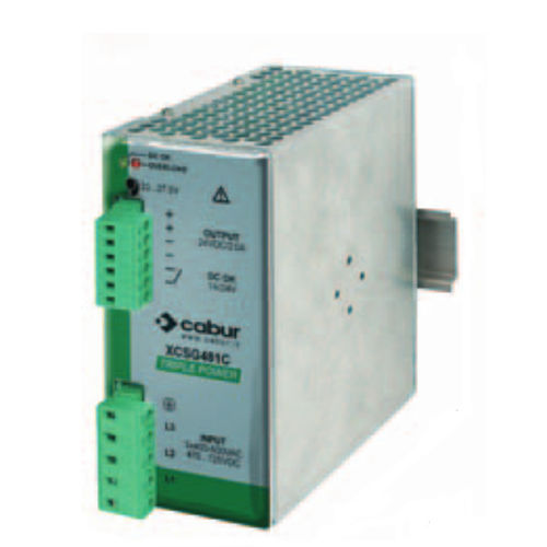 Alimentatore elettrico su guida DIN - XCSG481C - Cabur - AC/DC / a 3 fasi