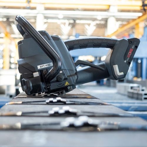 Tendireggia a batteria - BPT - STRAPEX - per nastro in acciaio / con sigillo / semiautomatico